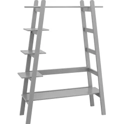 Wohnen 118x168x40 Design Garderobe in Grau aus Holz - Fyona