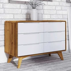 90x63x40 Design Kommode mit sechs Schubladen - Diesta^Wohnen Clearance