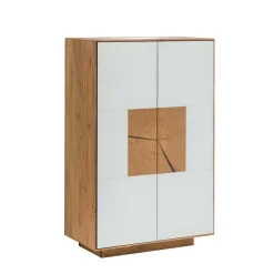 72x112x37 Design Schrank mit Glas Deckel - Mandrey^Wohnen Hot