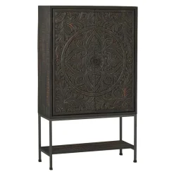 110x190x45 Design Schrank mit Schnitzereien - Jenn^Wohnen New