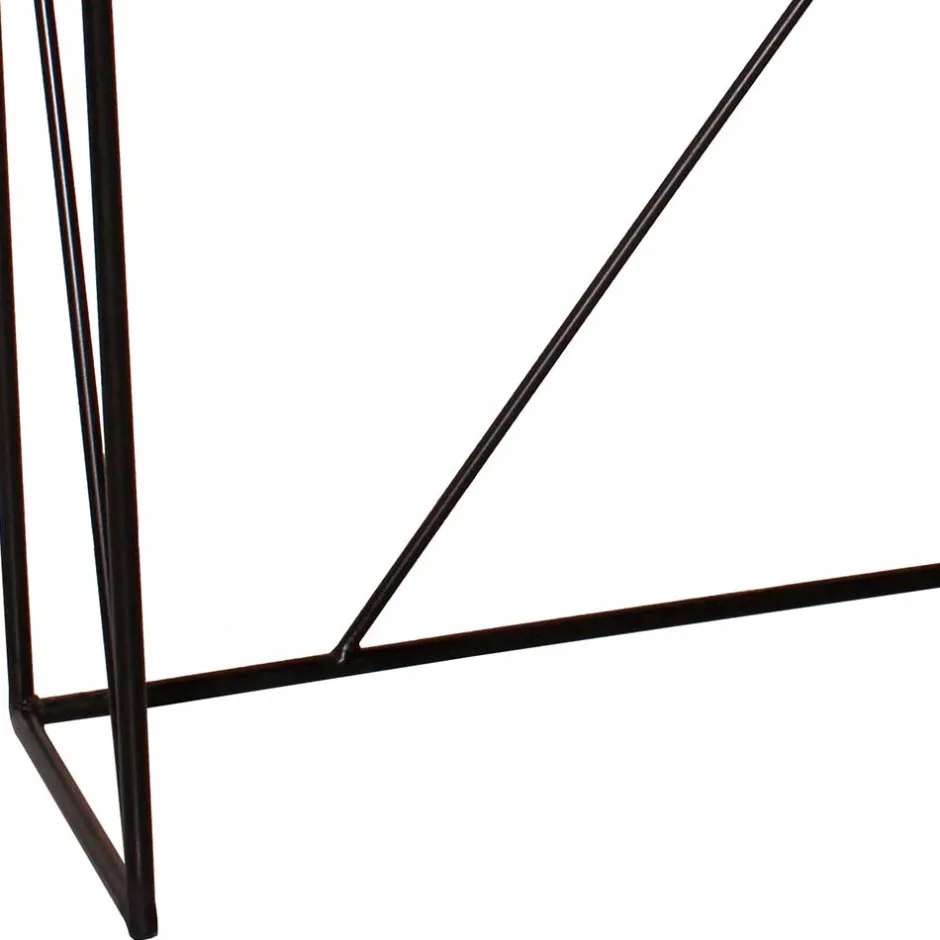 Wohnen 120x122x60 Design Schreibtisch aus Holz & Metall - Offia