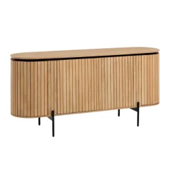 Wohnen 170x81x50 Design Sideboard in ovaler Form - Ilvenda