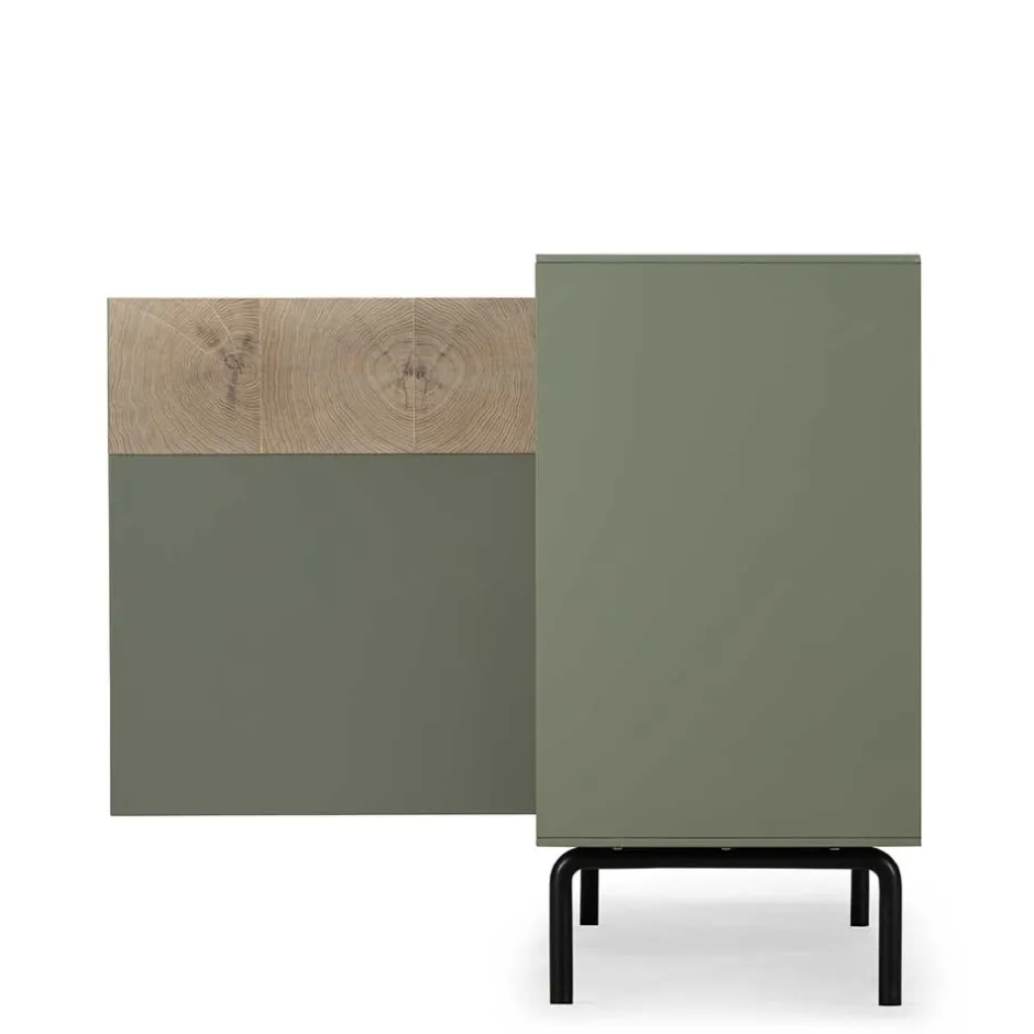 Wohnen 180x84x45 Design Sideboard zweifarbig - Ajevos