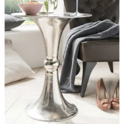 Wohnen 50x60x50 Designer Beistelltisch aus Aluminium - Imlory