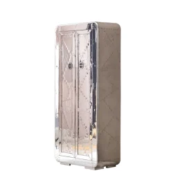 80x180x45 Dielen Schrank mit Alu - Pilot^Wohnen Hot