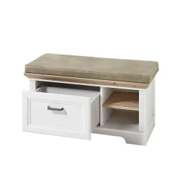 93x49x41 Dielenbank mit Stauraum - Nurelcas^Wohnen Discount