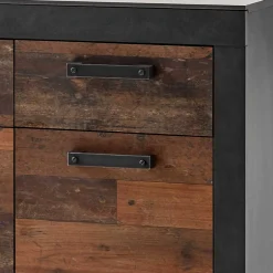 Wohnen 92x104x42 Dielenkommode in Holz Antik Optik - Timuras