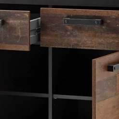 Wohnen 92x104x42 Dielenkommode in Holz Antik Optik - Timuras