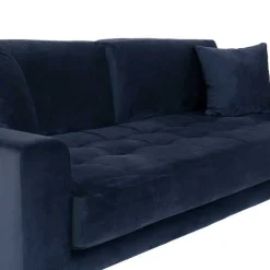Wohnen 210x78x93 3er Wohnzimmercouch im Skandi Design - Sulcan