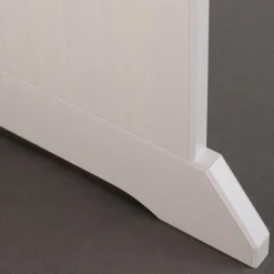 Wohnen 110x45x37 Esszimmerbank in Weiß & Braun - Vatina