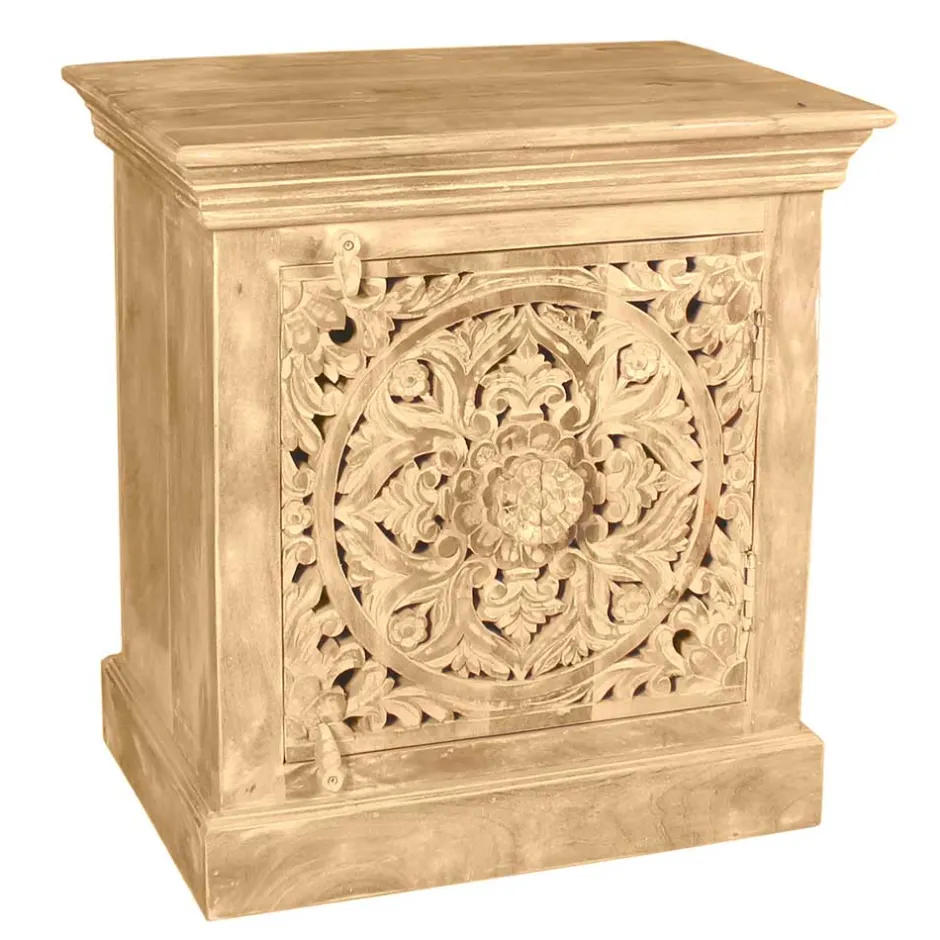 Wohnen 60x65x40 Etho Style Schrank Sandfarben - Runiasa