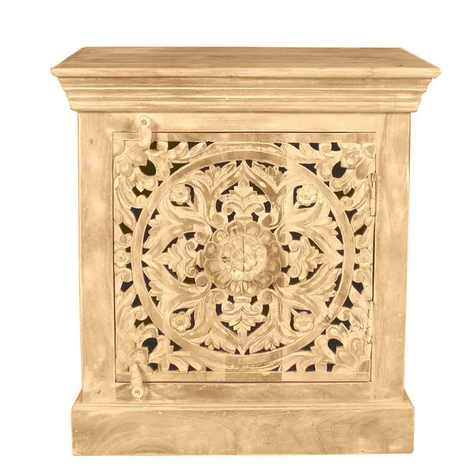 Wohnen 60x65x40 Etho Style Schrank Sandfarben - Runiasa