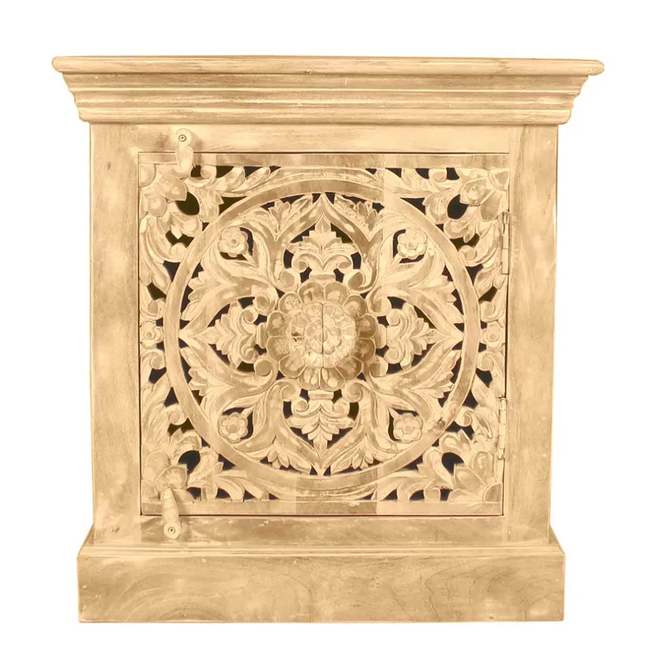 Wohnen 60x65x40 Etho Style Schrank Sandfarben - Runiasa