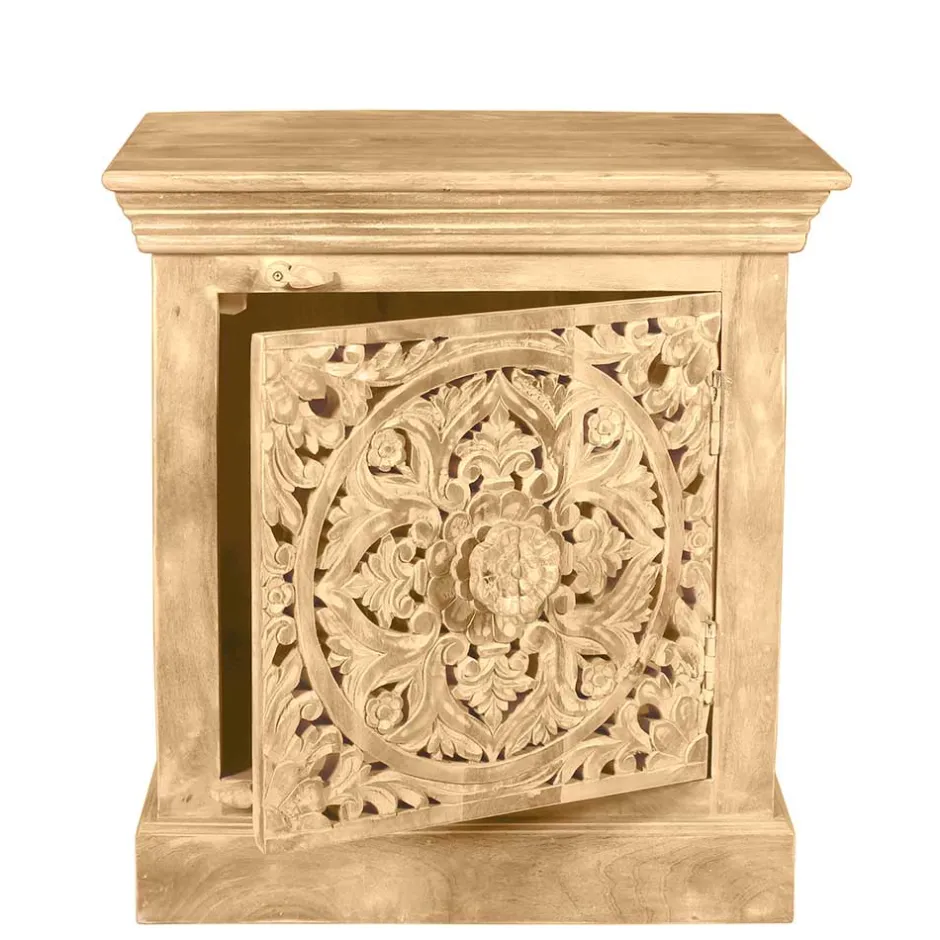 Wohnen 60x65x40 Etho Style Schrank Sandfarben - Runiasa