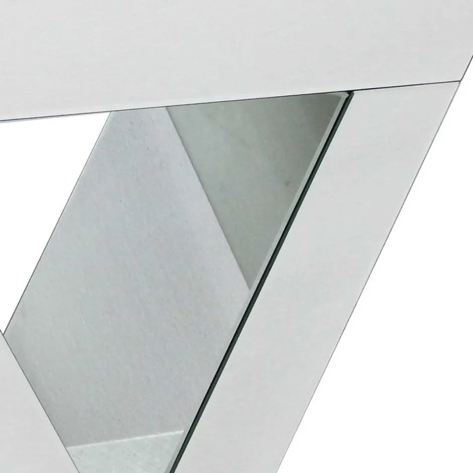 120x80x36 Extravaganter Tisch aus Spiegelglas - Livino^Wohnen Best