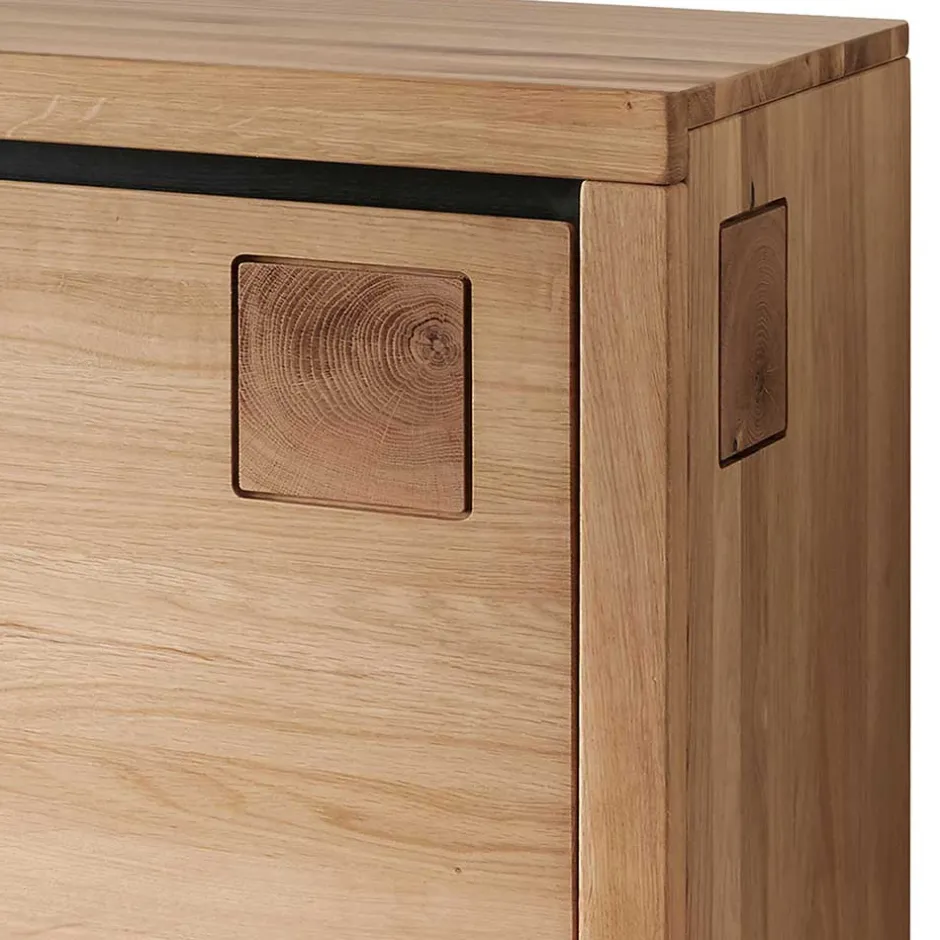 Wohnen 170x56x40 Fernsehboard aus Wildeiche Massivholz - Embleys