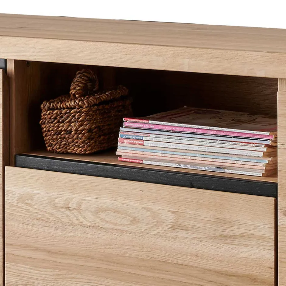 Wohnen 170x56x40 Fernsehboard aus Wildeiche Massivholz - Embleys
