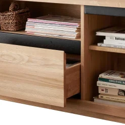 Wohnen 170x56x40 Fernsehboard aus Wildeiche Massivholz - Embleys