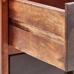 150x40x40 Fernsehkommode aus Akazie mehrfarbig - Welina^Wohnen