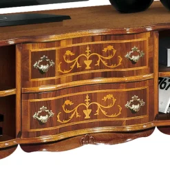 Wohnen 158x60x37 Fernsehunterschrank im Barockstil - Motiz