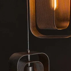 35x150x35 3-flammige Hängeleuchte in Schwarzgrau - Damoda^Wohnen Sale