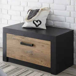 80x44x42 Flur Kommode mit Klappe - Ebrican^Wohnen Best