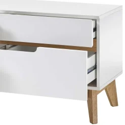 Wohnen 97x53x40 Flur Lowboard mit vier Schubladen - Perdon