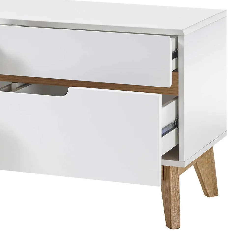 Wohnen 97x53x40 Flur Lowboard mit vier Schubladen - Perdon