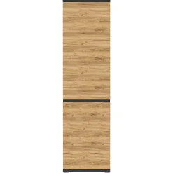 54x200x40 Garderobenschrank in Wildeiche & Grau - Orsecca^Wohnen Hot