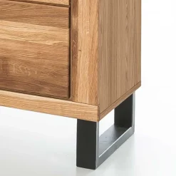 158x140x40 Highboard aus Wildeiche teilmassiv - Arello I^Wohnen New