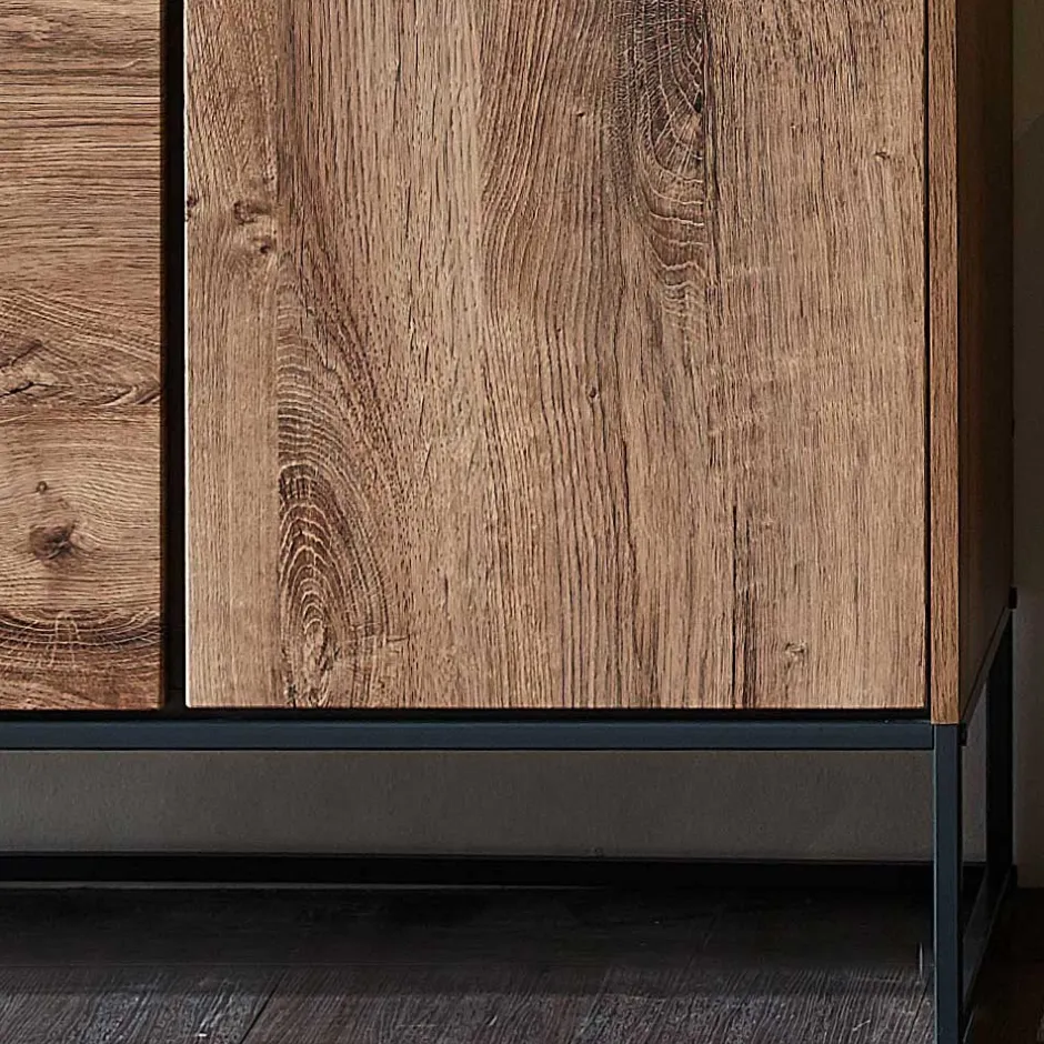 Wohnen 110x148x38 Highboard im Factory Style - Xindus