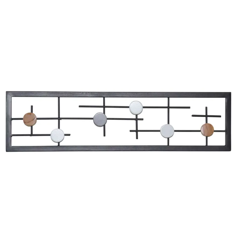 60x16x6 Hängende Garderobe mit 6 Kleiderhaken - Yucio^Wohnen Online