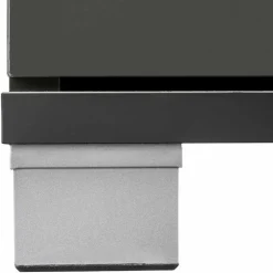 60x90x30 Hochglanz Badschrank in Grau - Ulivia^Wohnen Clearance