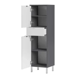 Wohnen 34x120x34 Hochglanz Badschrank in Weiß - Otrus