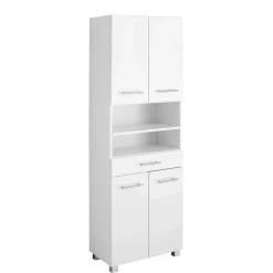 Wohnen 60x185x35 Hochglanz Hochschrank fürs Bad - Vohdan