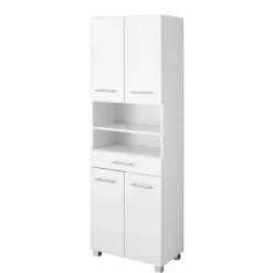 Wohnen 60x185x35 Hochglanz Hochschrank fürs Bad - Vohdan