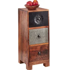 30x71x30 Hochkommode mit 3 Schubladen - Welina^Wohnen Discount