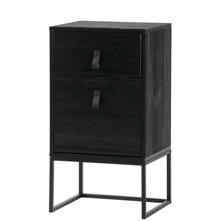 Wohnen 40x74x35 Hochkommode mit Bügelgestell - Clewono