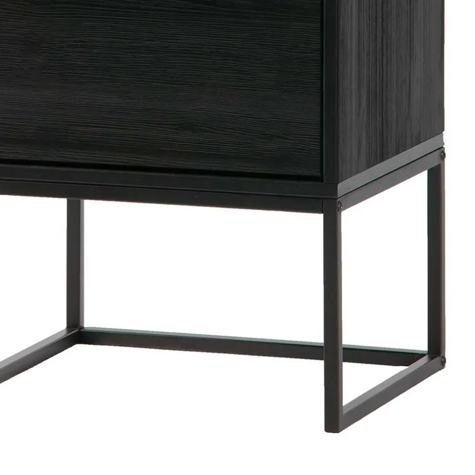 Wohnen 40x74x35 Hochkommode mit Bügelgestell - Clewono