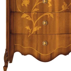 Wohnen 60x120x43 Hochkommode mit sieben Schubladen - Carlenna