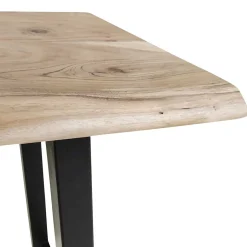 125x112x51 Hochtisch aus Akazie Baumkante - Clause^Wohnen Hot