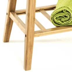 Wohnen 60x44x30 Hocker Bank aus Bambus - Iwarni