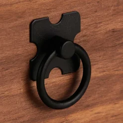 Wohnen 65x140x38 Holz Regal in Dunkelbraun - Larentina