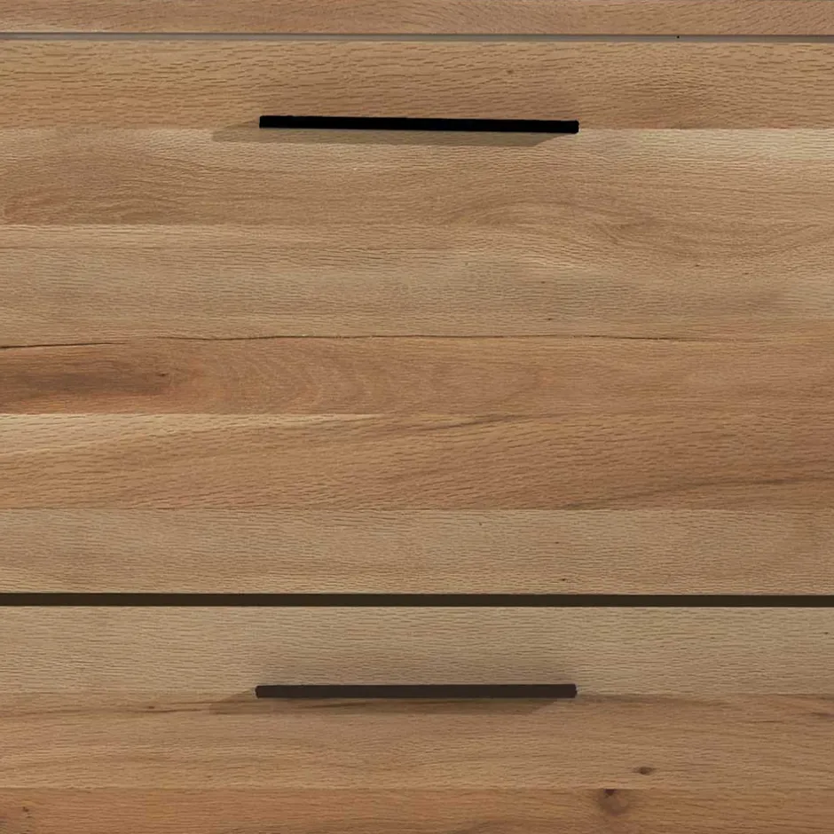 Wohnen 83x124x28 Holz Schuhschrank aus Balkeneiche - Alsbetas