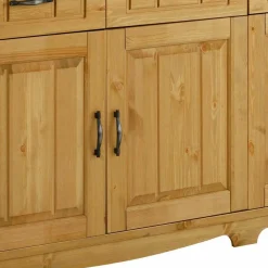 194x89x37 Holz Sideboard aus Kiefer Natur - Vanpos^Wohnen Outlet