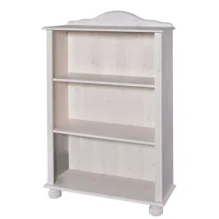 Wohnen 77x116x31 Holzregal im Country Chic aus Kiefer - Oncerta