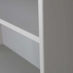 80x200x35 Holzregal in Grau im Skandi Design - Huvina^Wohnen