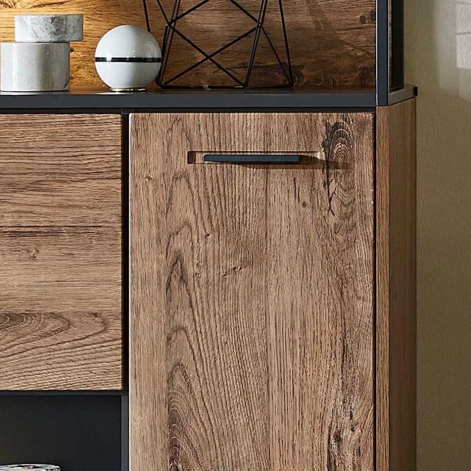 99x151x38 Industrial Highboard fürs Wohnzimmer - Xindus^Wohnen Discount