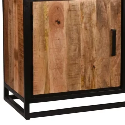 Wohnen 170x90x45 Industrial Sideboard mit Bügelgestell aus Metall - Piatrasun