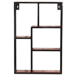 40x60x13 Industrial Wandregal mit 5 Fächern - Mendoza^Wohnen Outlet